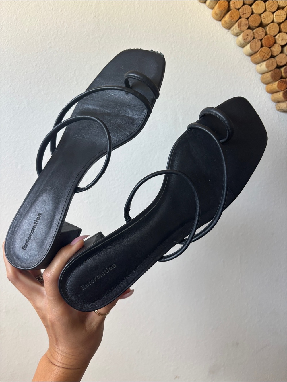 Reformation Meena Toe Ring Sandal size 11
